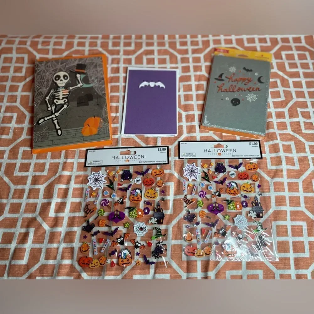 15+ NEW! “Trick or Treat You’re So Sweet” Halloween Cards & Over 100 Sticker